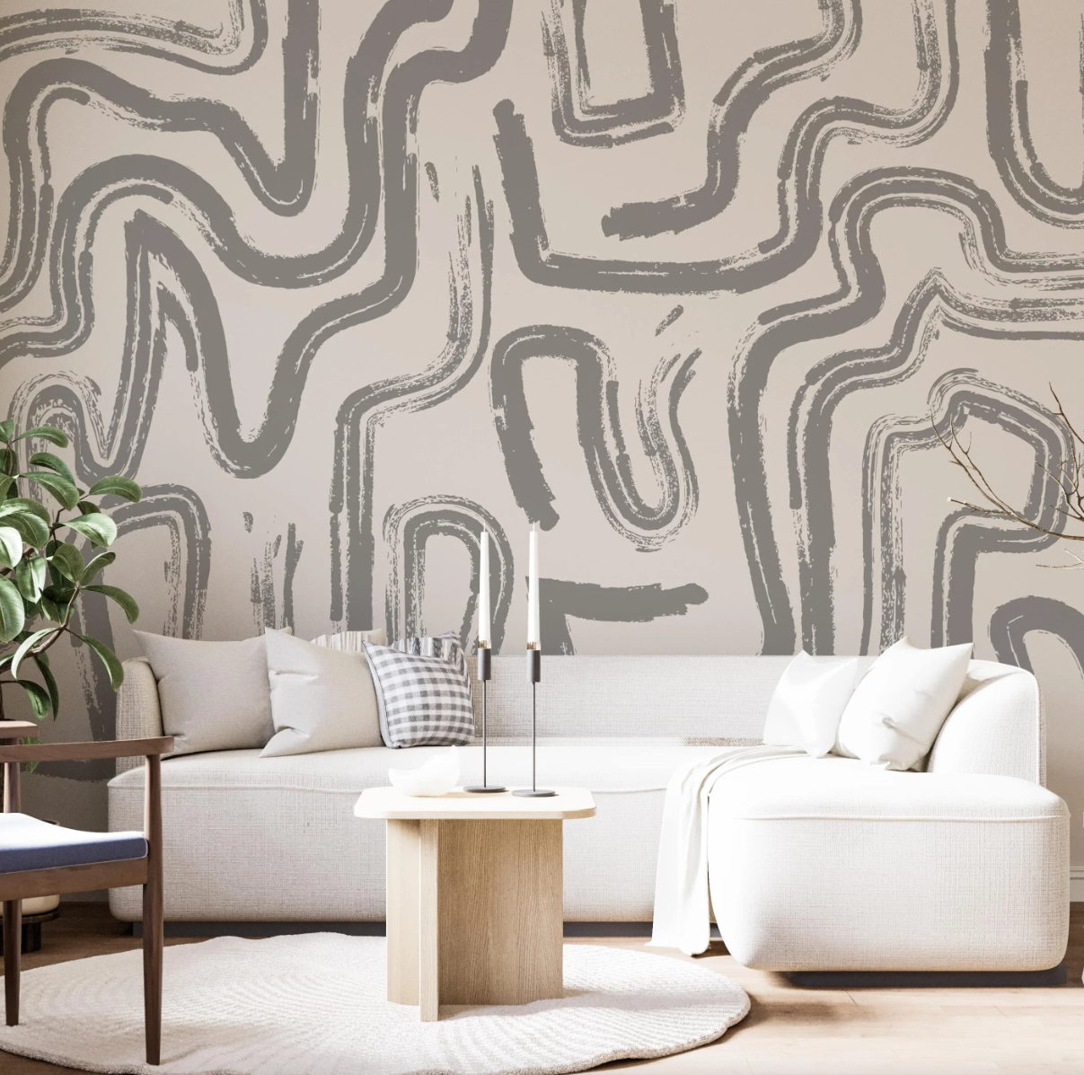 Wallpapering service by DMC Decor